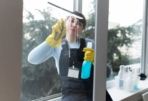 Nettoyage de vitres intérieures et extérieures à la Martre